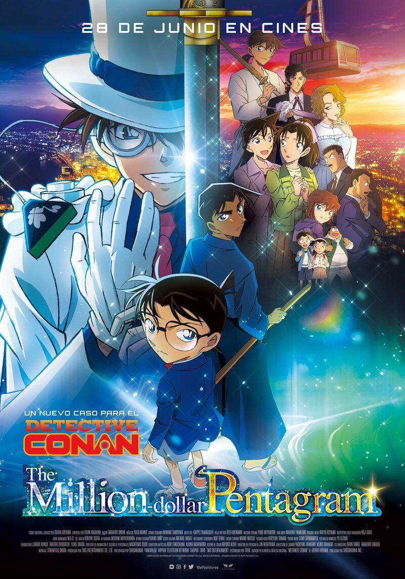 Imagen promocional de la película Detective Conan: The Million-Dollar Pentagram.